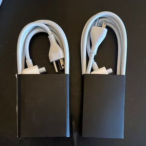 Apple A1 AC Power Adapter Extension Cable 2.5A 125V for MacBook Charger - Grey
